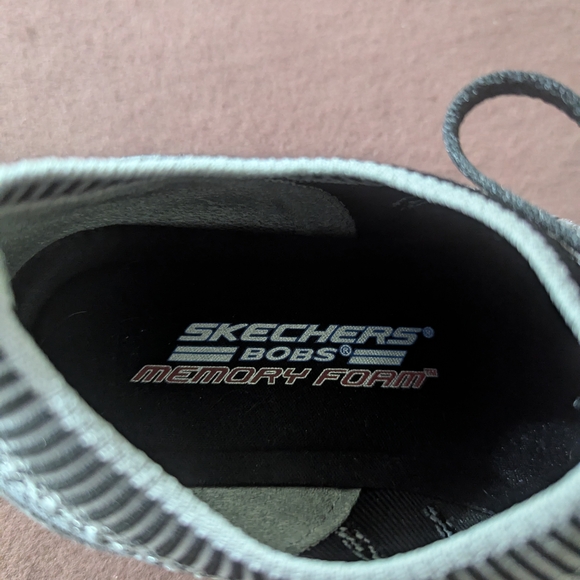 BOBS from Skechers Black and Gray Knit Sneakers - Picture 8 of 8